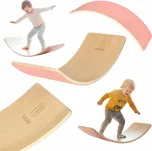 KIK LULILO Ajlo balanční deska Baby rocker růžová