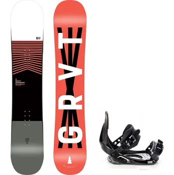 Snowboard Gravity snowboards Snowboard komplet Gravity Madball 20/21 + vázání Croxer MP180 Velikost: 153 cm, Velikost vázání: S