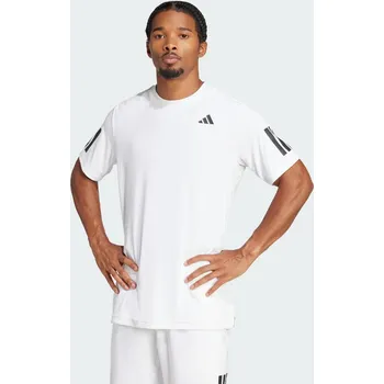 ADIDAS Tričko Club Tennis Climacool 3-Stripes L BÍLÁ