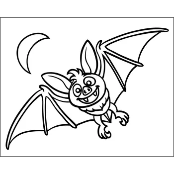 NETOPÝR I. / 15x12 cm (Samolepicí šablona na pískování)