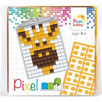 Pixel klíčenka žirafa nebo lev 1ks
