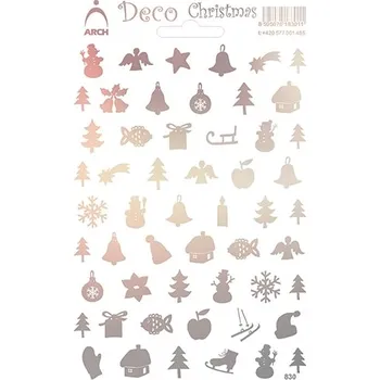 Vánoční dekorace Holografické vánoční obrázky