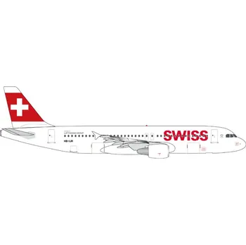 letadlo a vrtulník Airbus 320 Swiss International Air Lines Herpa 538763