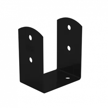 DOMAX PSOL 100 patka sloupku 101x71x140x2,5 černá prášková barva