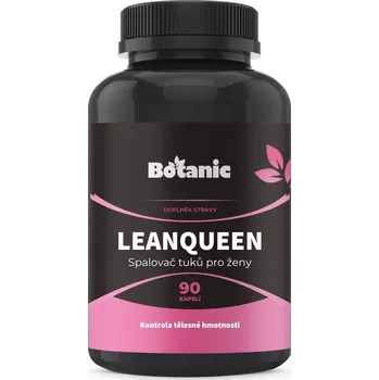 Spalovač tuku Botanic LeanQueen - Spalovač tuků pro ženy 90 kapslí
