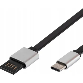 Datový kabel Nabíjecí kabel Home USB-C2, USB-A/USB-C, oboustranný USB-A, 2m, 2,1A, datový kabel