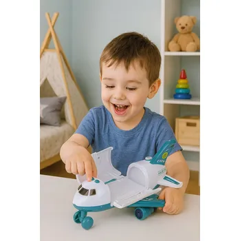 letadlo a vrtulník Transportní Letadlo Tryskové Funkce Kouře Světlo Rampa Skluzavka