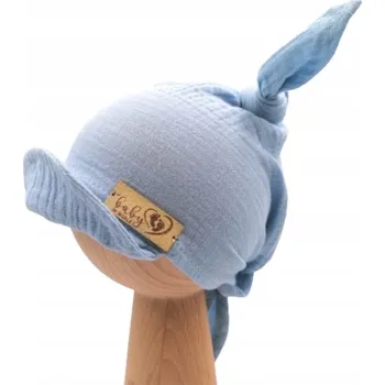 Čepice MUŠELÍNOVÝ ŠÁTEK S KŠILTEM PRODYŠNÁ ČEPIČKA