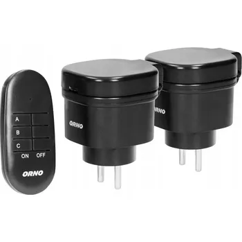 Elektrická zásuvka Elektrická Zásuvka hermetická Orno černá