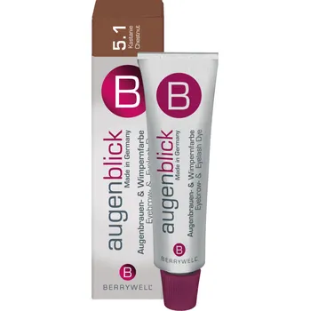 Barva na vlasy Berrywell Augenblick Eyebrow & Eyelash Dye 5.1 Chestnut - 15 ml