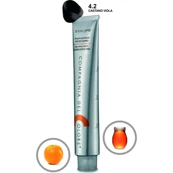 Barva na vlasy Compagnia Del Colore barva na vlasy 4.2 100 ml