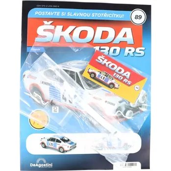 autíčko DeAgostini Škoda 130 RS 1:8 - časopis #89 se stavebnicí Škoda 130 RS 1:8 - časopis #89 se stavebnicí