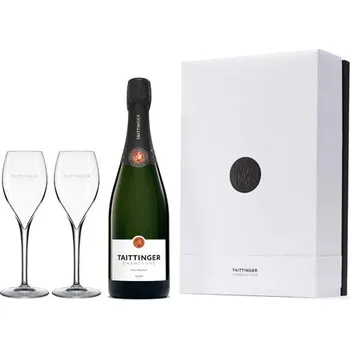 Taittinger Brut Réserve Paradoxe + 2 skleničky, 0,75l