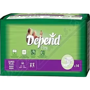 Inkontinenční kalhotky Depend Flex Super Plus inkont.kalh.vel.M 14ks
