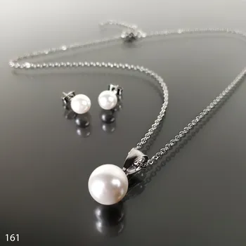 Náhrdelník Ocelový náhrdelník s náušnicemi souprava č. 161