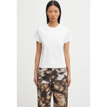 Bavlněné tričko Carhartt WIP W' S/S Ray T-Shirt, S, bílá, 00X