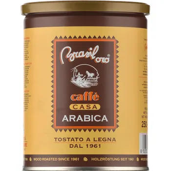 Káva Brasil Oro káva Casa Arabica 250g v plechovce, mletá