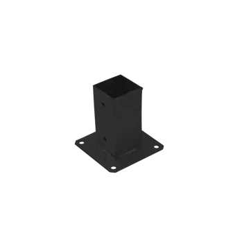 DOMAX PSP 100 Patka sloupku C 101x150x2,0 černá