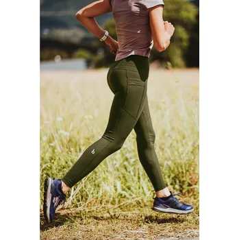 Dámské legíny Legíny bjež pocket ELITE ALL GREEN velikost M