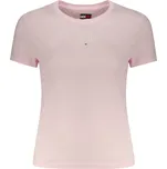 Růžové dámské tričko s krátkým rukávem Tommy Hilfiger Other 3477056