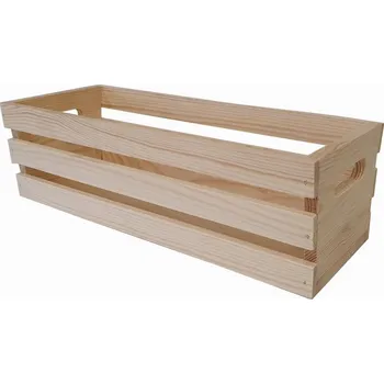 Obal na květináč Dřevěný obal na truhlíky, borovice, 40 x 16 x 12,5 cm