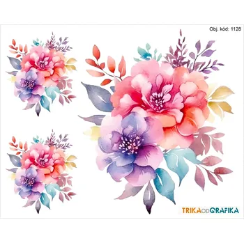 Textilie k potisku Květina – nažehlovačka