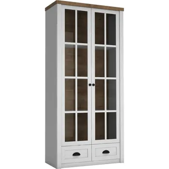 Knihovna Bílá vitrína 2 Bellevie de France