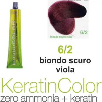 Barva na vlasy BBcos barva na vlasy s keratinem Keratin Color 6/2 100 ml