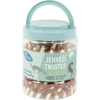 Krmivo pro psa Mr.Gusto jehněčí twister 600g