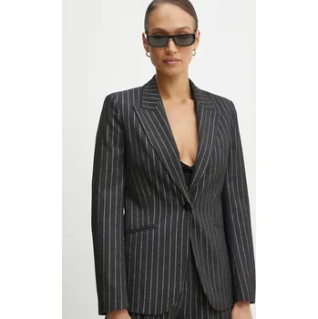 Dámské sako Blazer s příměsí vlny Karl Lagerfeld A1W14025 šedá 90X, vel. 38