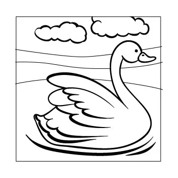 LABUŤ / 10x10 cm (Samolepicí šablona na pískování)