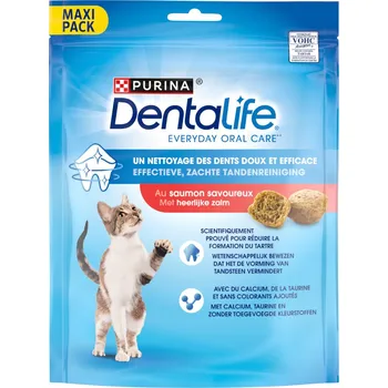 Pamlsek pro psa 140g PURINA Dentalife pamlsky pro denní péči o zuby pro kočky s lososem