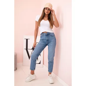 Dámská halenka Kesi Dámská pruhovaná blůza s véčkovým výstřihem a krátkým rukávem bílá Kesi bílá 3478630