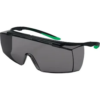 ochranné brýle Uvex 9169543 - Brýle pracovní ochranné super f OTG, PC šedý, ochr. st. 3, infradur PLUS, rám. černý/zelený