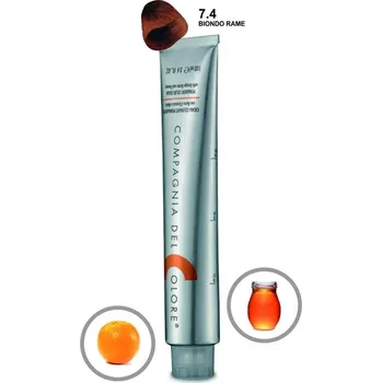 Barva na vlasy Compagnia Del Colore barva na vlasy 7.4 100 ml