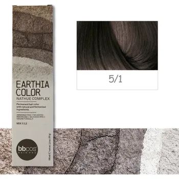 Barva na vlasy BBcos barva na vlasy Earthia Color 5/1 100 ml