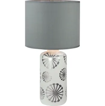 Lampička Rabalux stolní lampa Ginger E27 1x MAX 60W stříbrná 6029