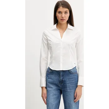 Košile Tommy Jeans DW0DW22604 béžová 01X, vel. M