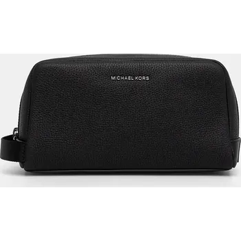 Kosmetická taška Kožená kosmetická taška Michael Kors černá barva, 33F4LHDV1L 99X, vel. ONE SIZE