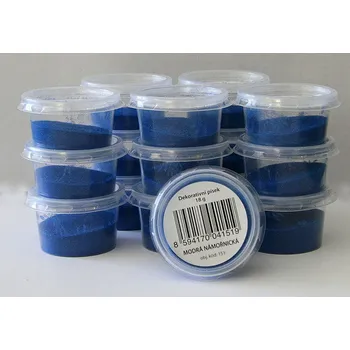 písek modrá námořnická / 18g (Dekorativní písek)