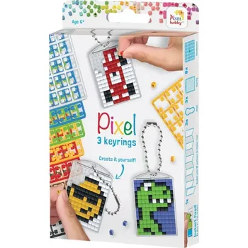 Sada Pixel klíčenky cool 3ks