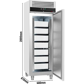 Lednice G.Gastro Lednice na ryby ECO - 0,68 x 0,81 m - 600L - s 1 dveřmi
