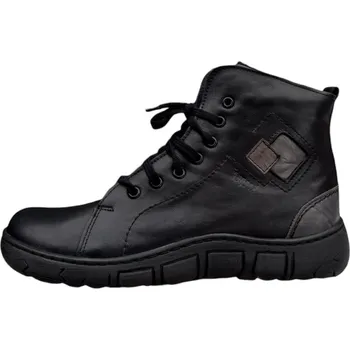 Dámská zimní obuv Kacper Kacper 4-251 dámská kožená zimní obuv šíře H černá 42