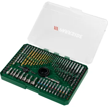 Bit PARKSIDE® Sada bitů / vrtáků / nástrčných klíčů / děrovacích pil, 100dílná