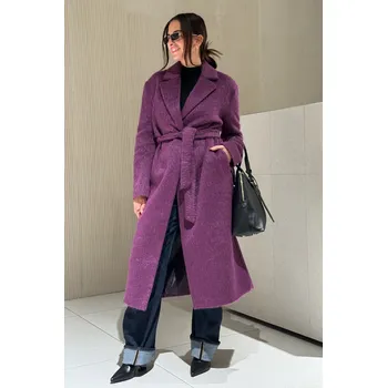 Dámský kabát Dámský kabát TWINSET 252TT2221 fialový Velikost: 44