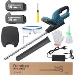 Bombex Nůžky na živý plot + 2x 4 Ah + baterie + příslušenství