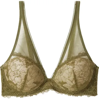 Podprsenka esmara® Dámská podprsenka s krajkou (zelená, 80B)
