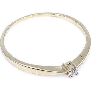 Prsten Diante Zlatý prsten s briliantem 83000018