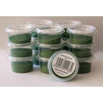 písek zeleň mechová (Dekorativní písek)