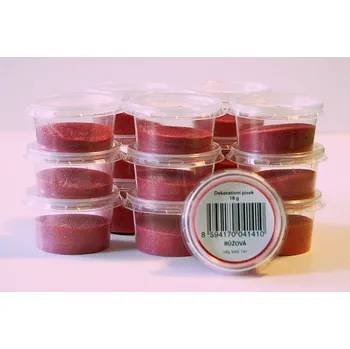 písek růžová (Dekorativní písek)